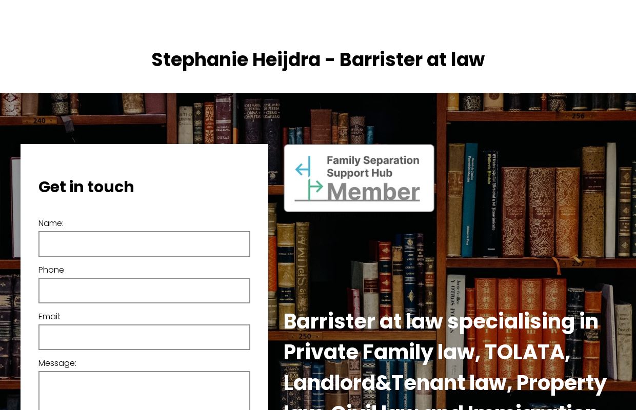 
    Stephanie Heijdra barrister
  