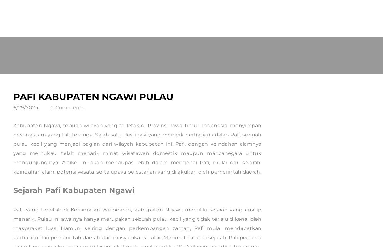 Pafi Kabupaten Ngawi Pulau - Blog