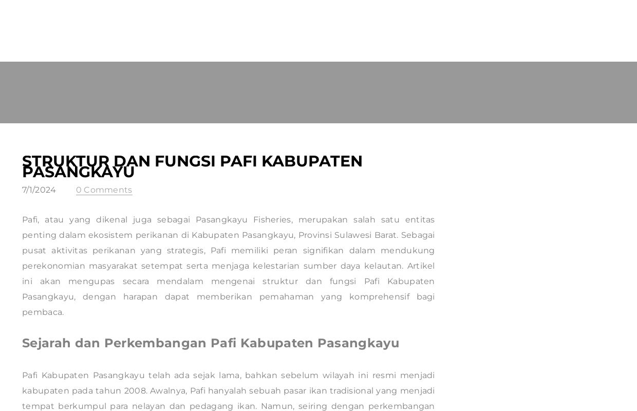 Struktur dan Fungsi Pafi Kabupaten Pasangkayu - Blog