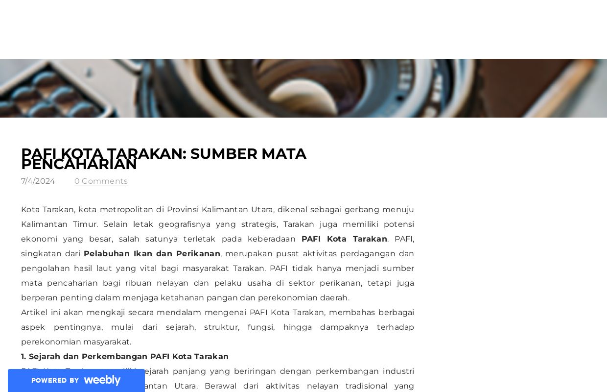 PAFI Kota Tarakan: Sumber Mata Pencaharian - Blog