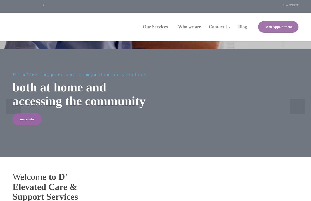 D' Elevated Care and Support Services