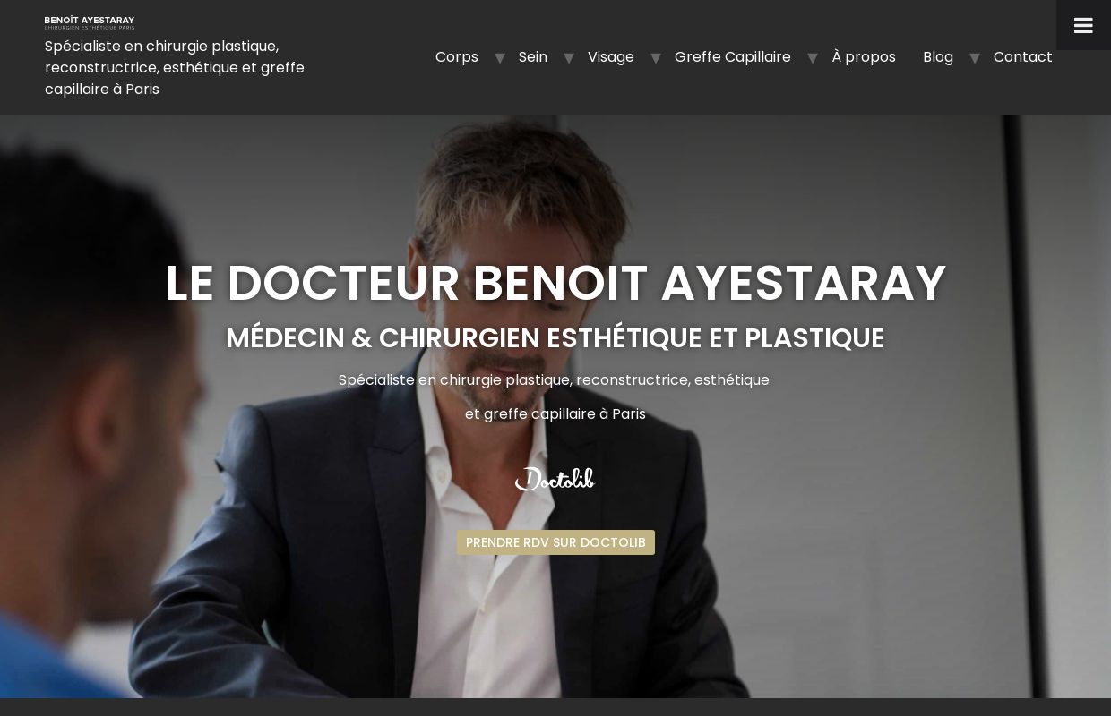 Chirurgien Esthétique et Plastique - Dr Benoit Ayestaray