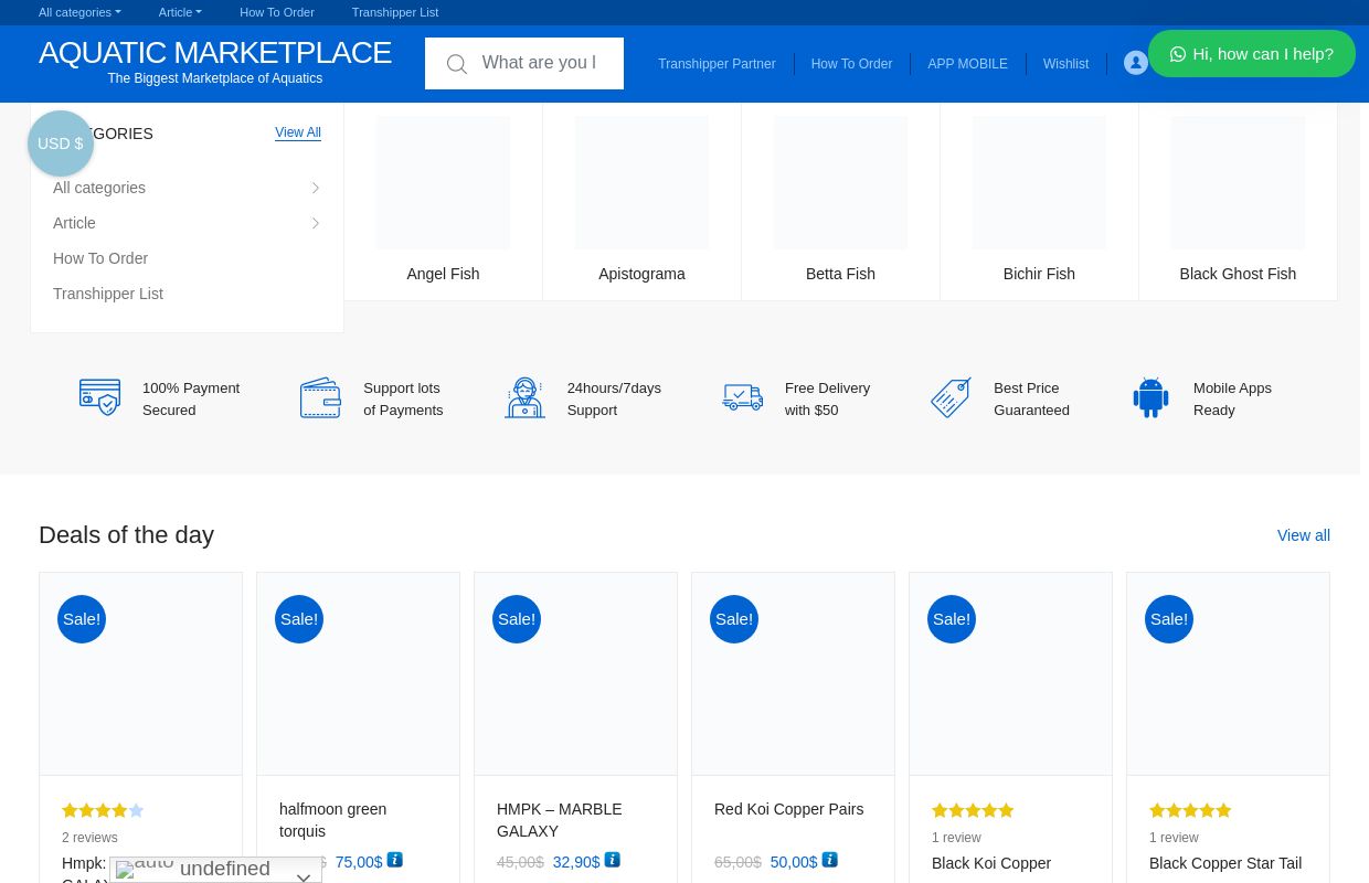 AQUATIC MARKETPLACE – AQUATIC MARKETPLACE