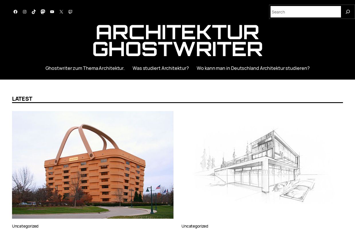 Architektur ghostwriter – ghostwriting deutschland