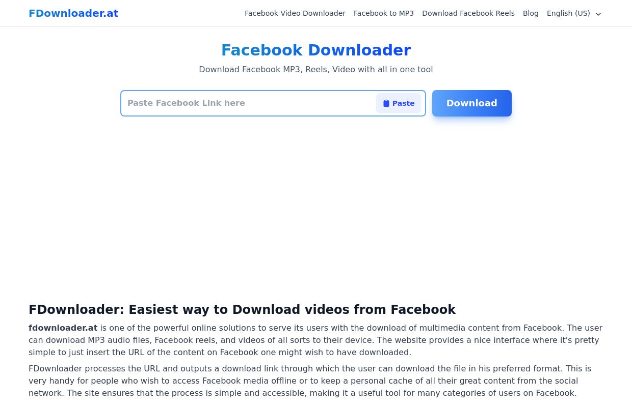 FDownloader: #1 Facebook Downloader - 4K Video, Reels and MP3