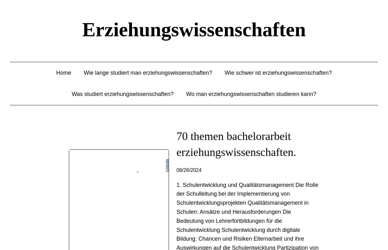 Erziehungswissenschaften