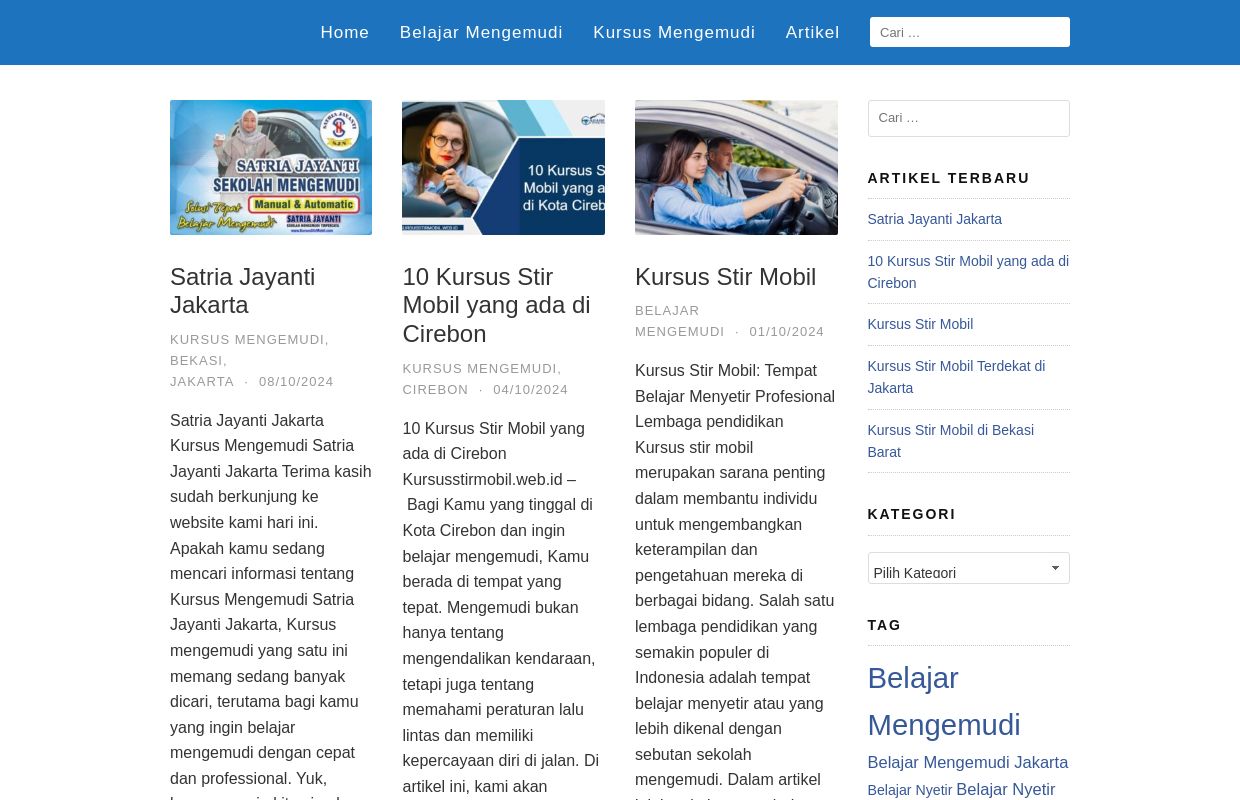 Kursusstirmobil.web.id - Layanan Kursus Stir Mobil Terdekat