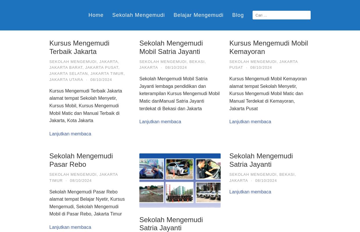 sekolahmengemudi.web.id - Layanan tempat belajar mengemudi mobil terdekat