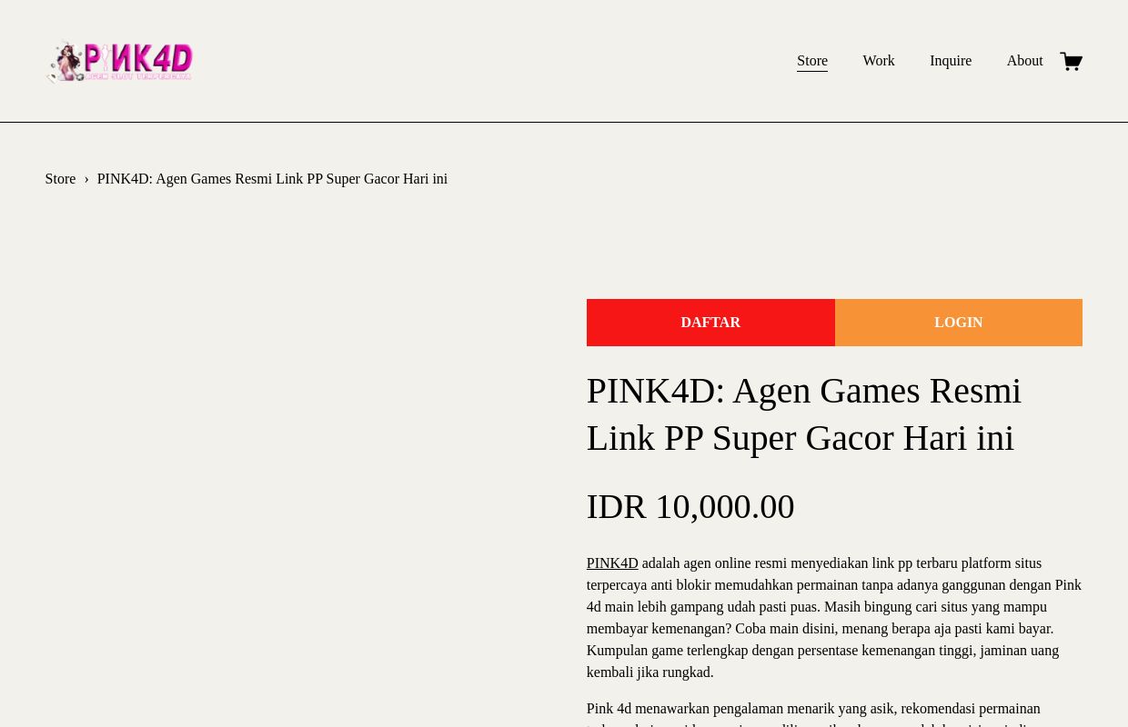 PINK4D: Agen Games Resmi Link PP Super Gacor Hari ini