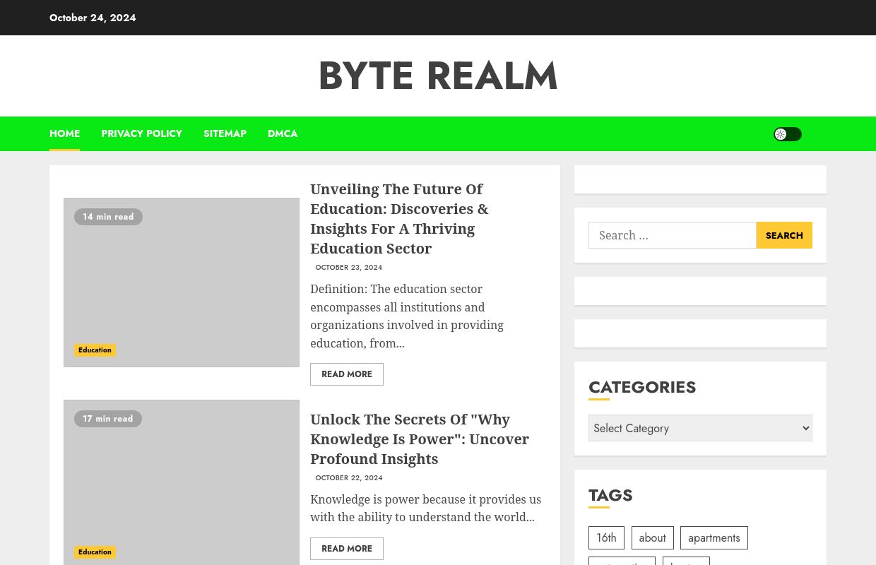 Byte realm