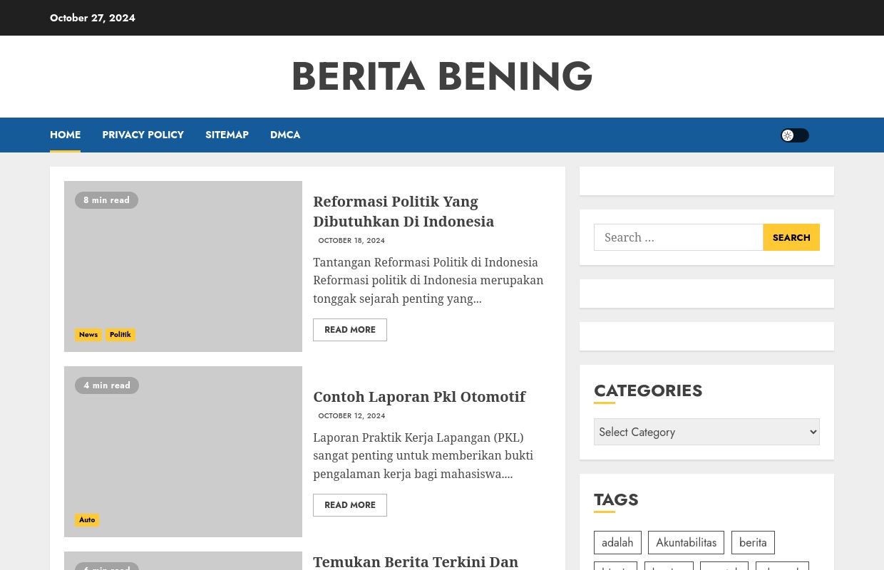 Berita bening