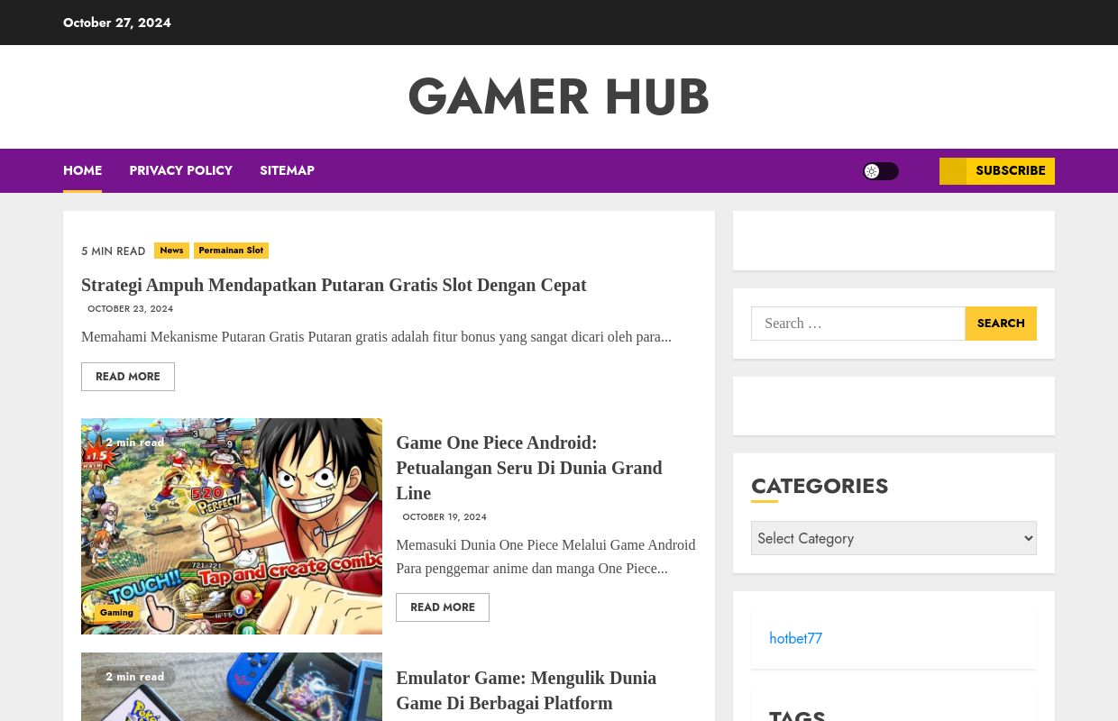 Gamer hub