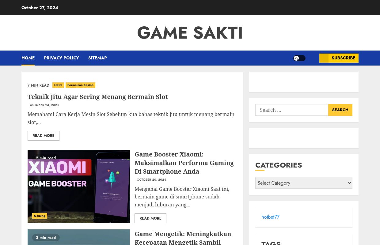 Game sakti