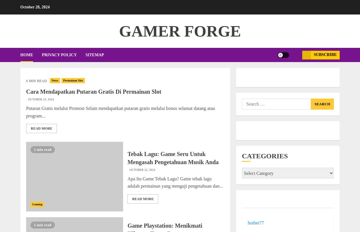 Gamer forge