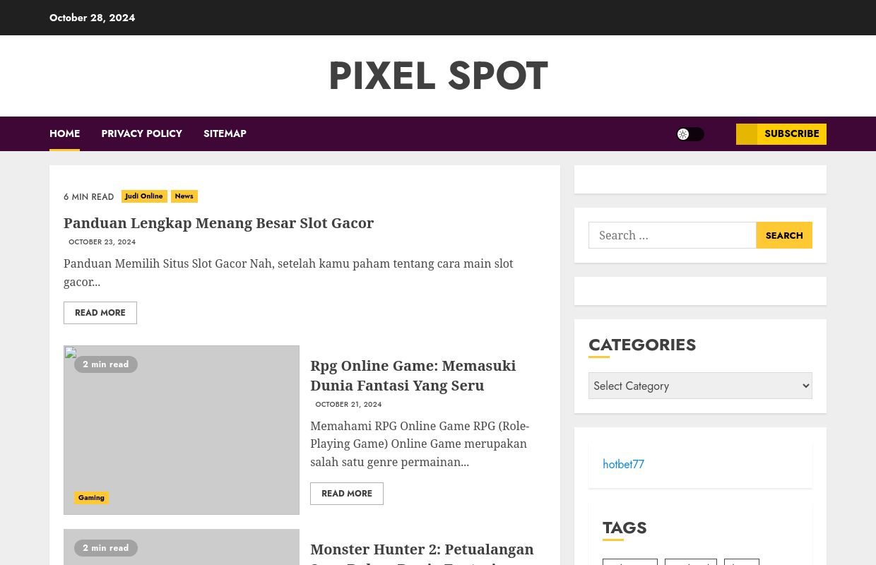 Pixel spot