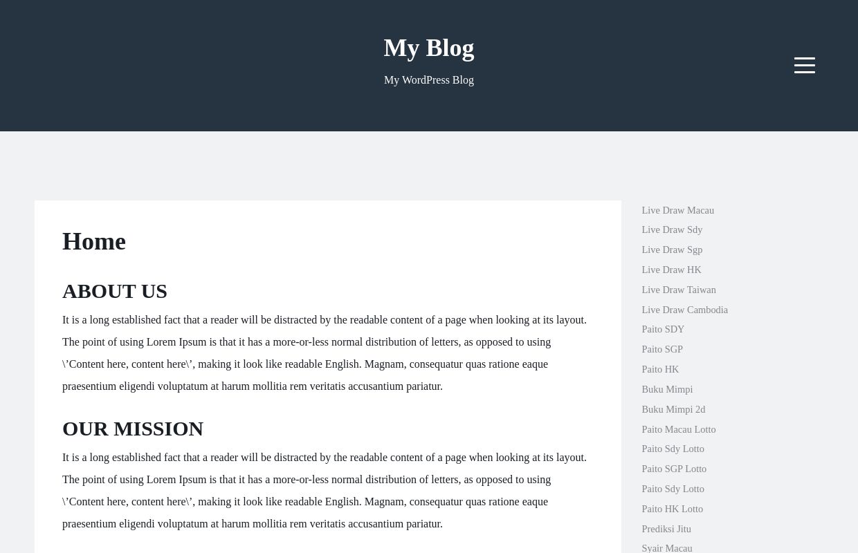 My Blog – My WordPress Blog