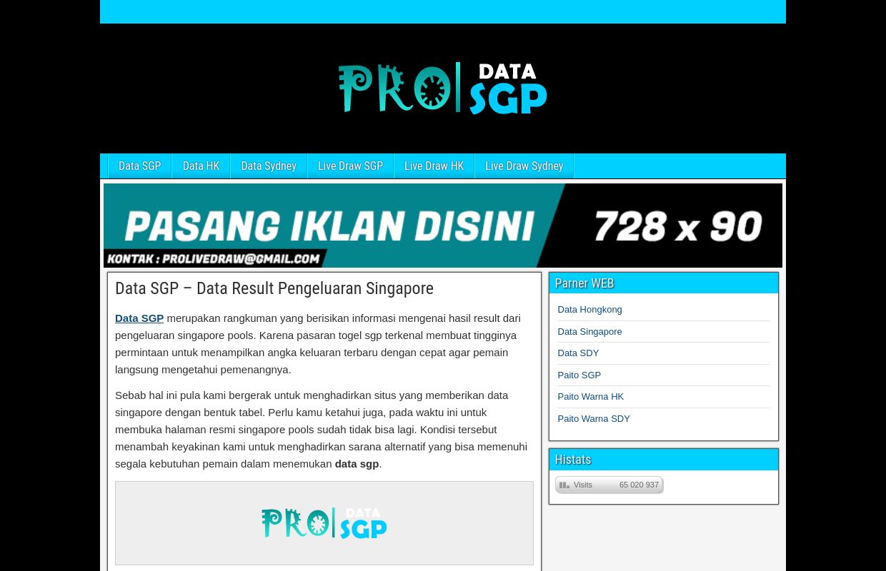 Data SGP » Data Result Pengeluaran Singapore Pools