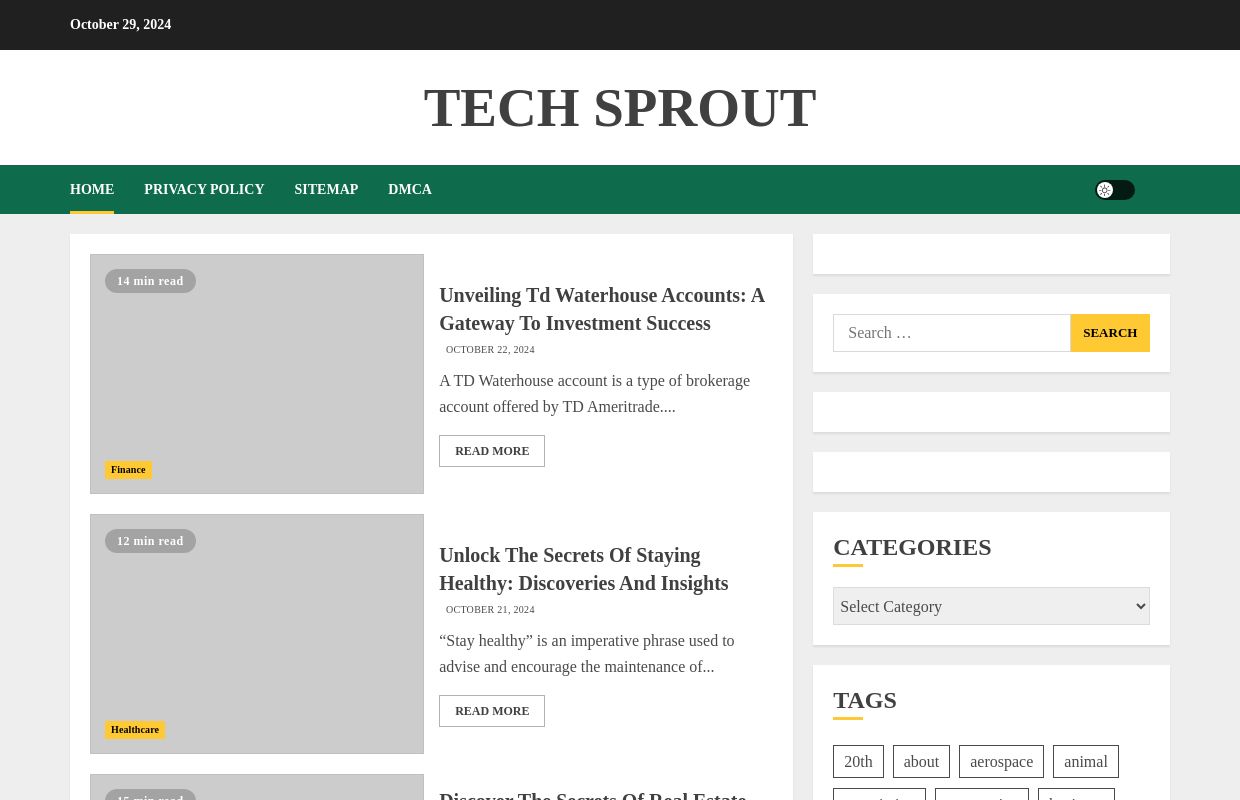 Tech sprout