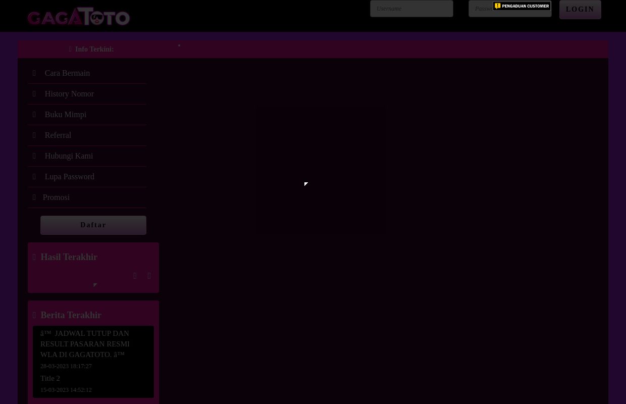 GAGATOTO - Situs Game Online Terbaik Amanah dan Terpercaya