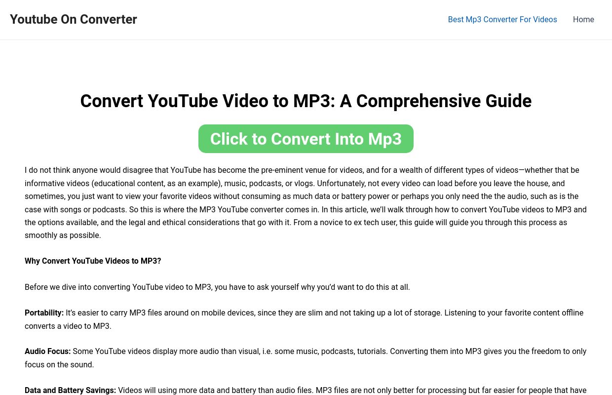 Best Mp3 Converter For Videos - Youtube On Converter