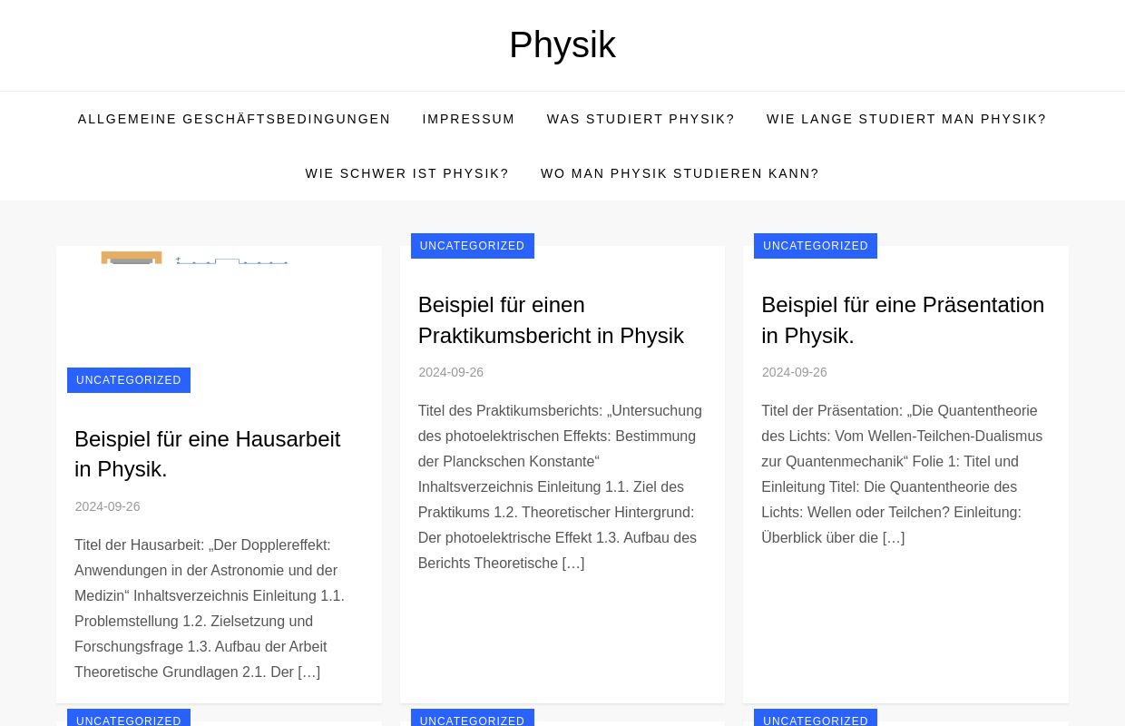 Physik