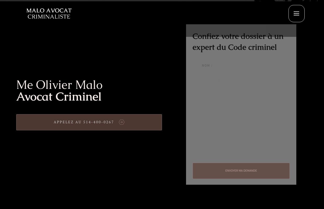 Malo Avocat Criminaliste | Votre Avocat Criminel, choisissez un des meilleurs avocats criminels pour une défense vigoureuse et une expertise poussée en droit pénal