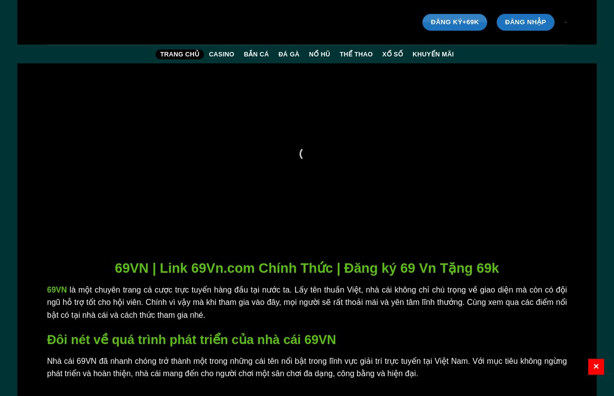 69VN | Link 69Vn.com Chính Thức | Đăng ký 69 Vn Tặng 69k