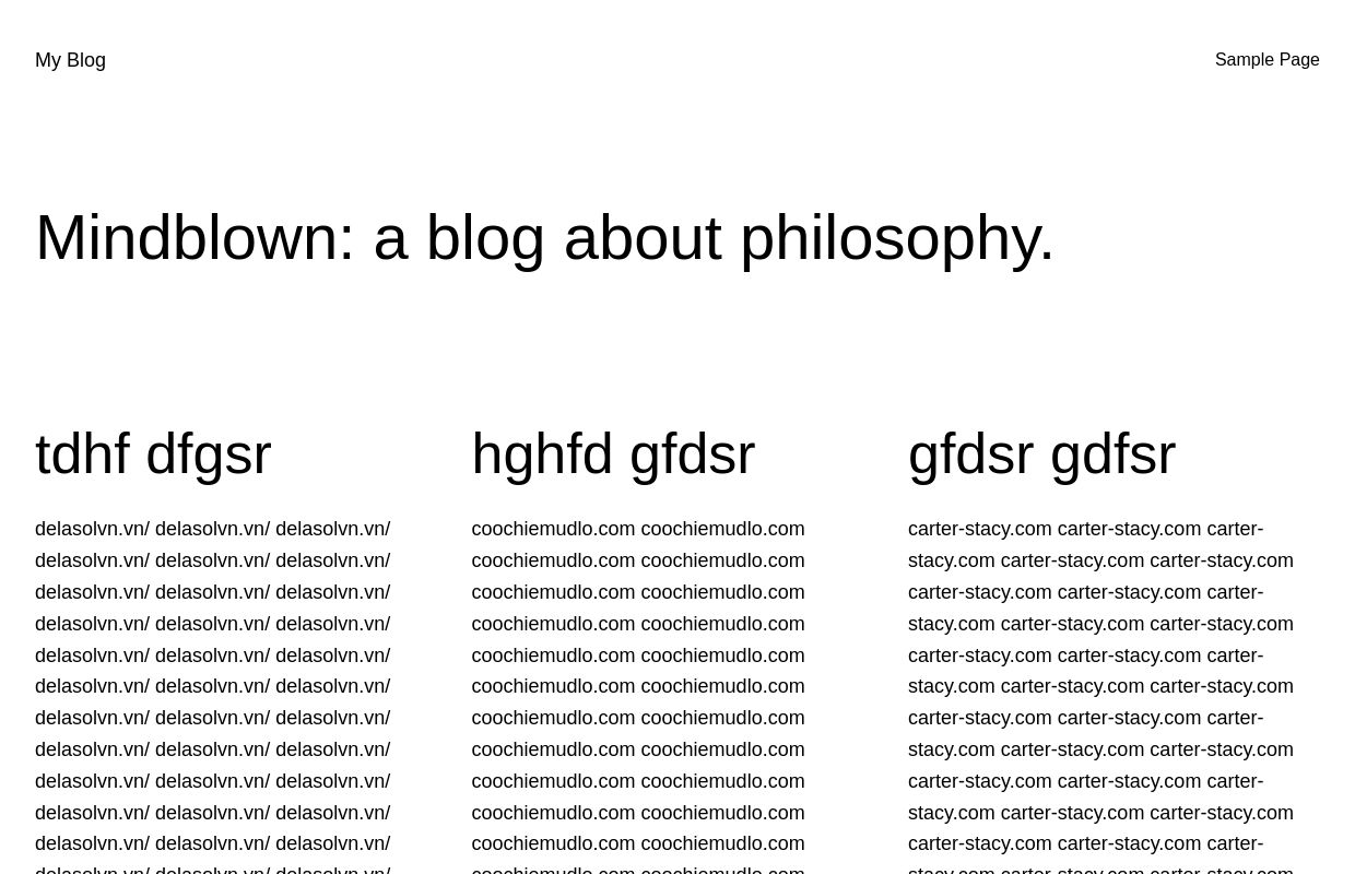 My Blog – My WordPress Blog