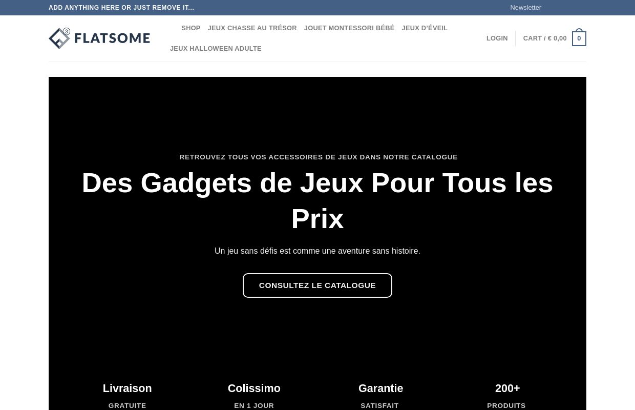 HOME - Site de référence dans les accessoires et jeux