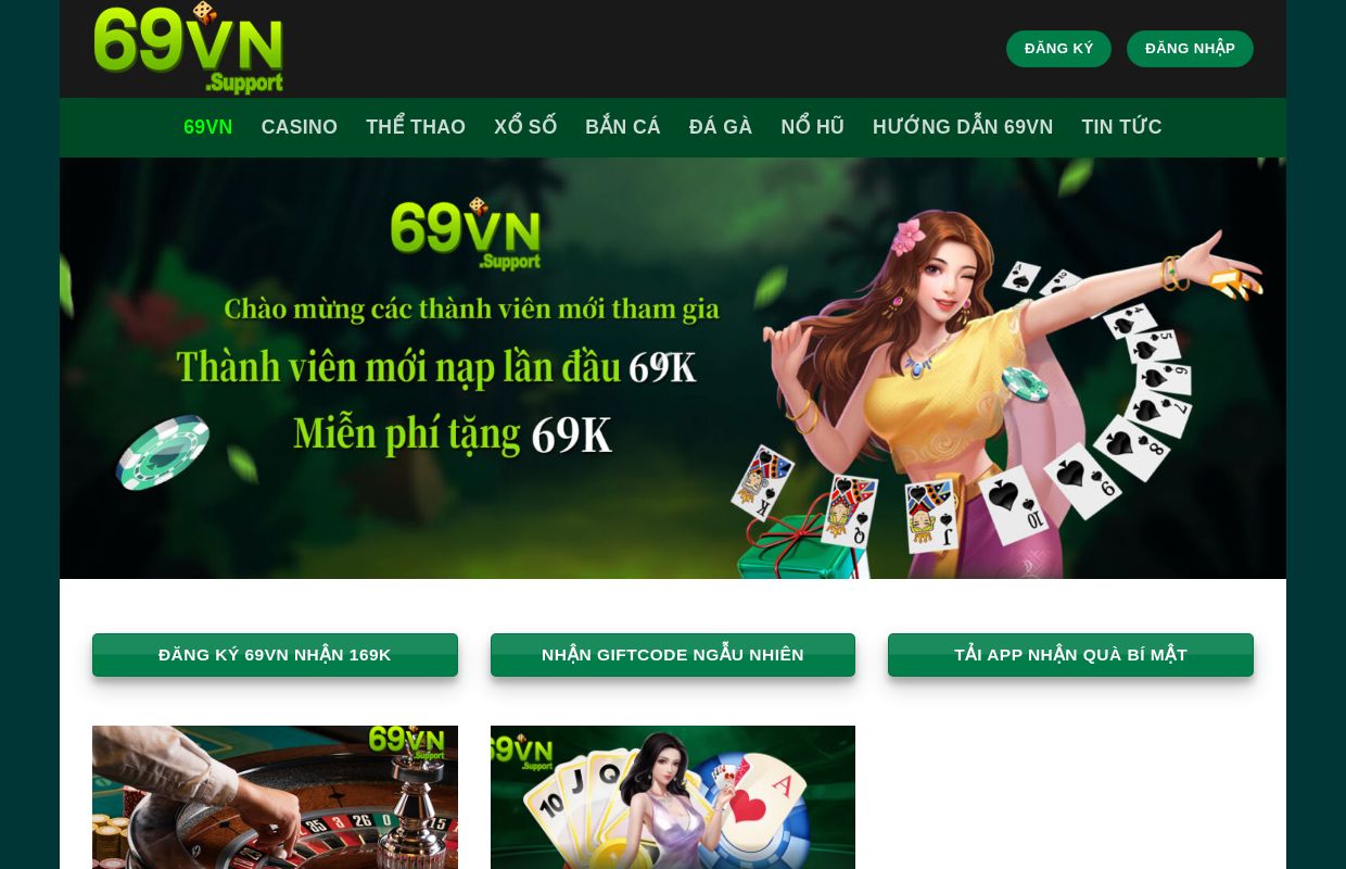 69VN - Trang Chính Thức 69VN.COM Đăng Ký Nhận +169K