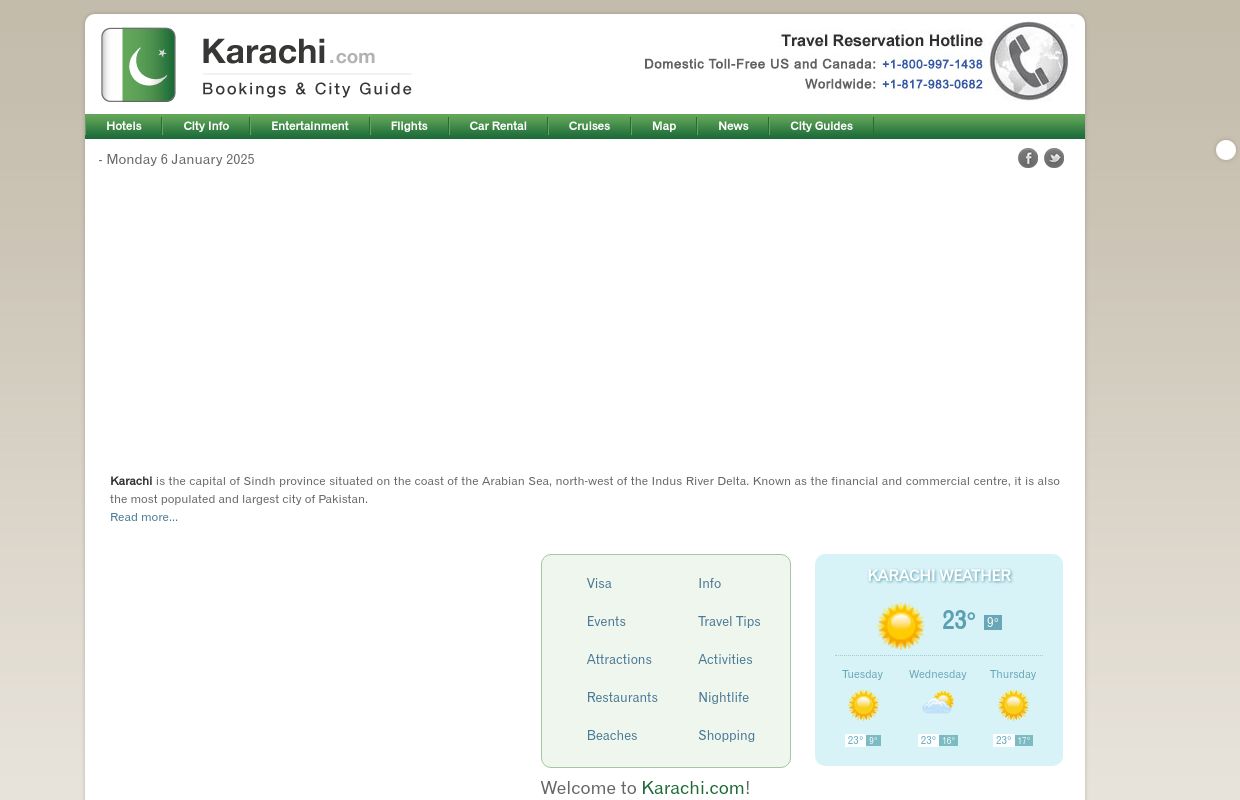 Karachi - Local Travel Information and City Guide