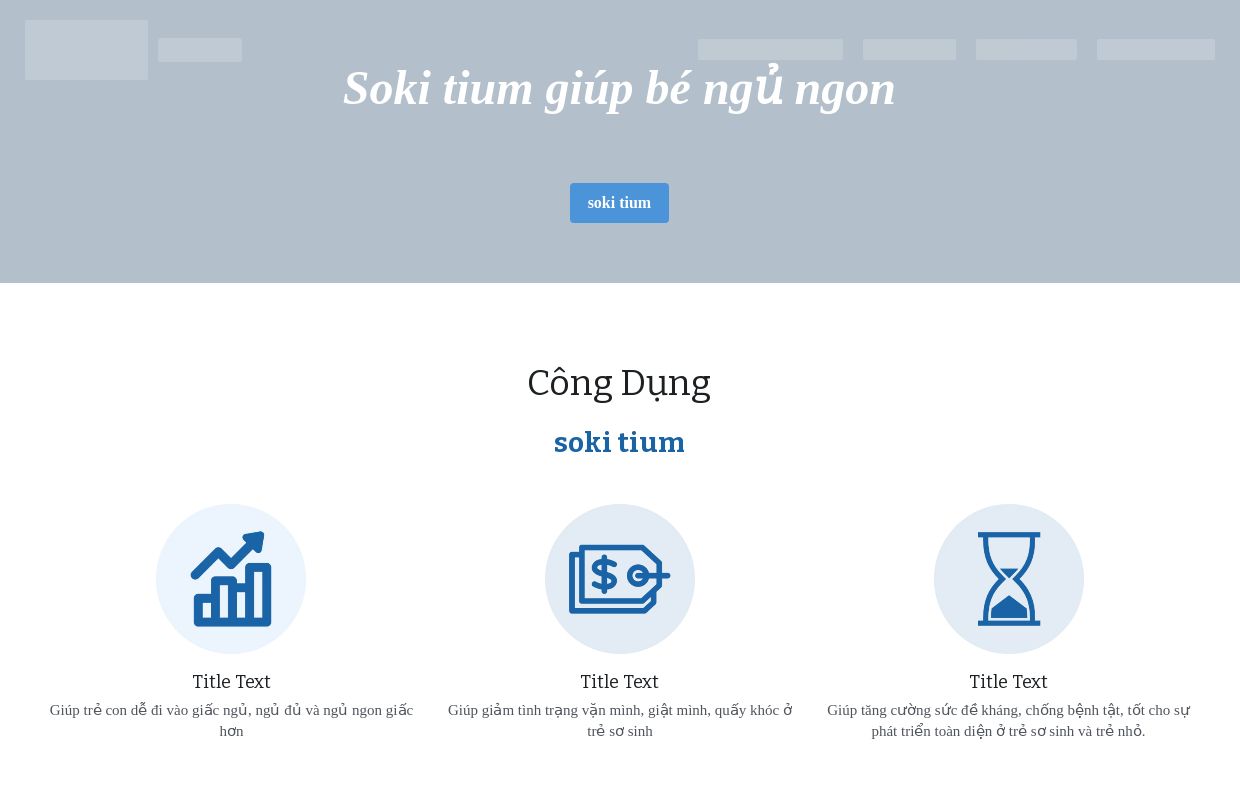 soki tium giúp trẻ ngủ ngon on Strikingly