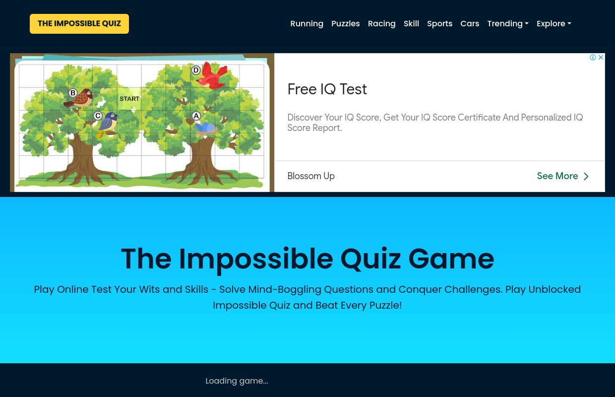 The Impossible Quiz Game at the-impossiblequiz-gg.github.io