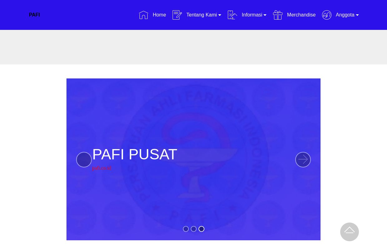 WEBSITE PAFI PD SUMATRA UTARA