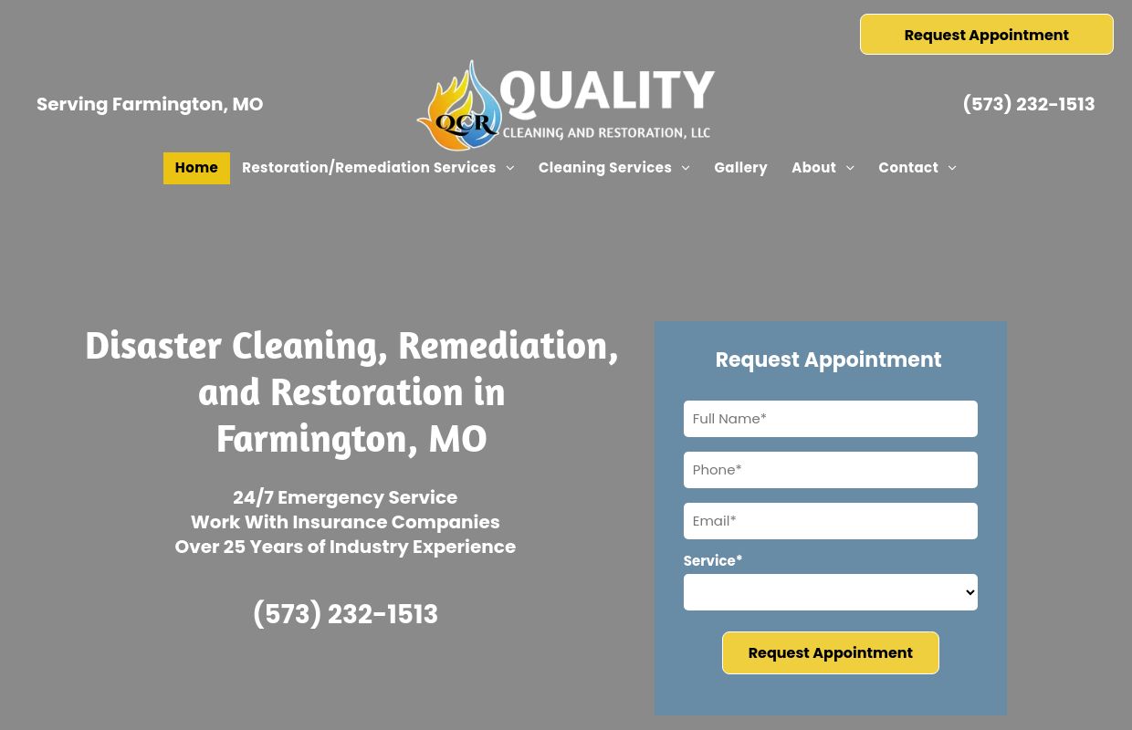 
    Disaster Cleaning | Quality Cleaning & Restoration | Farmington, MO
  