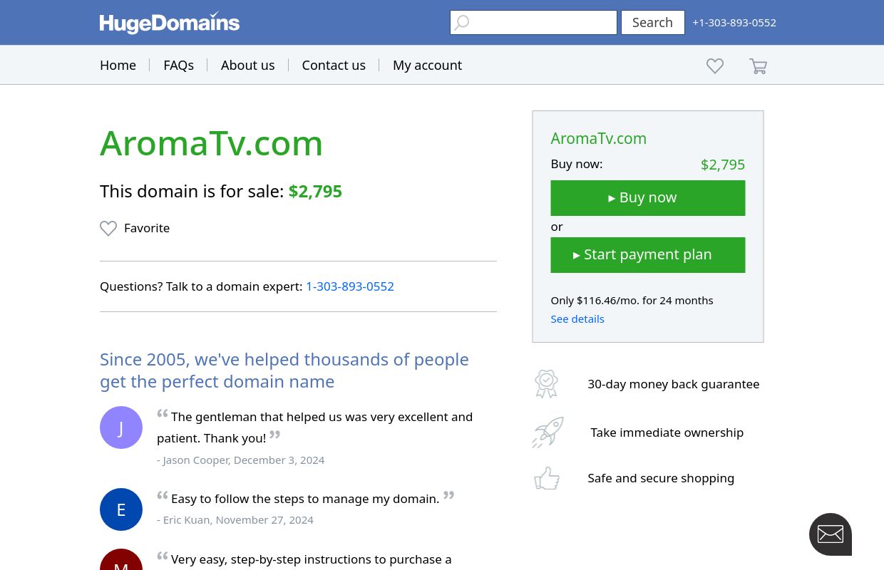 AromaTv.com is for sale | HugeDomains