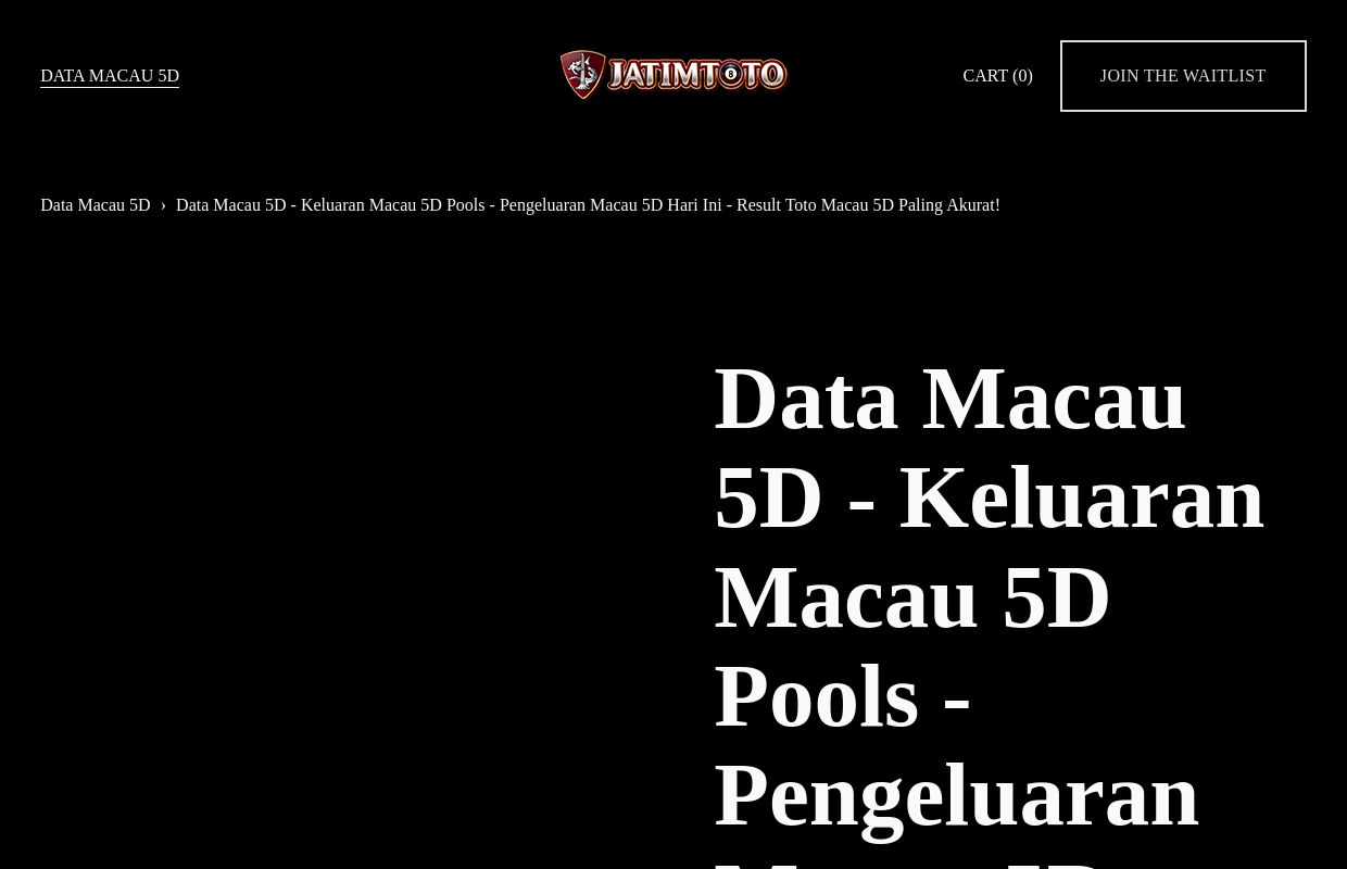 Data Macau 5D - Keluaran Macau 5D Pools - Pengeluaran Macau 5D Hari Ini - Result Toto Macau 5D Paling Akurat!