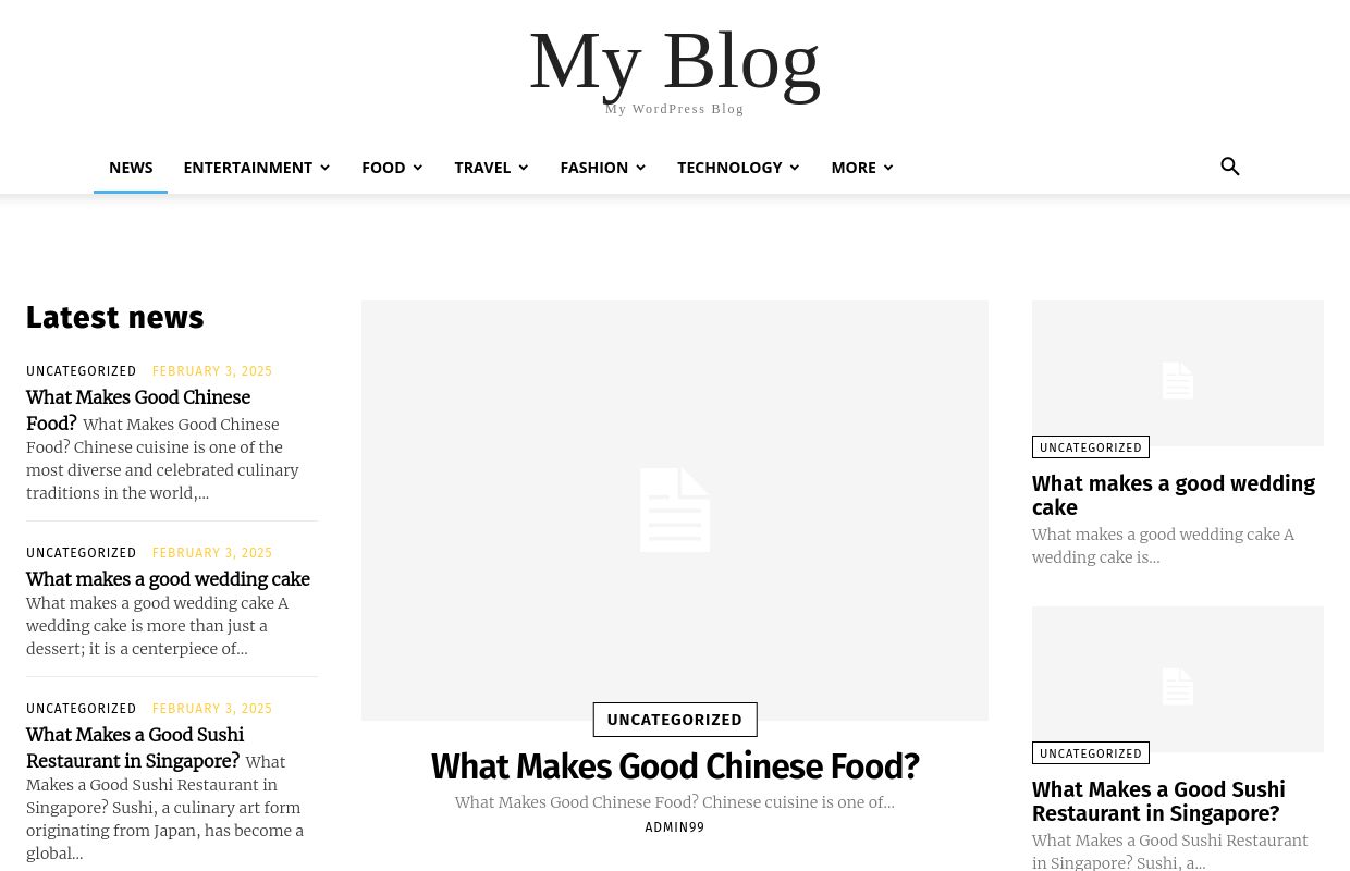 My Blog | My WordPress Blog