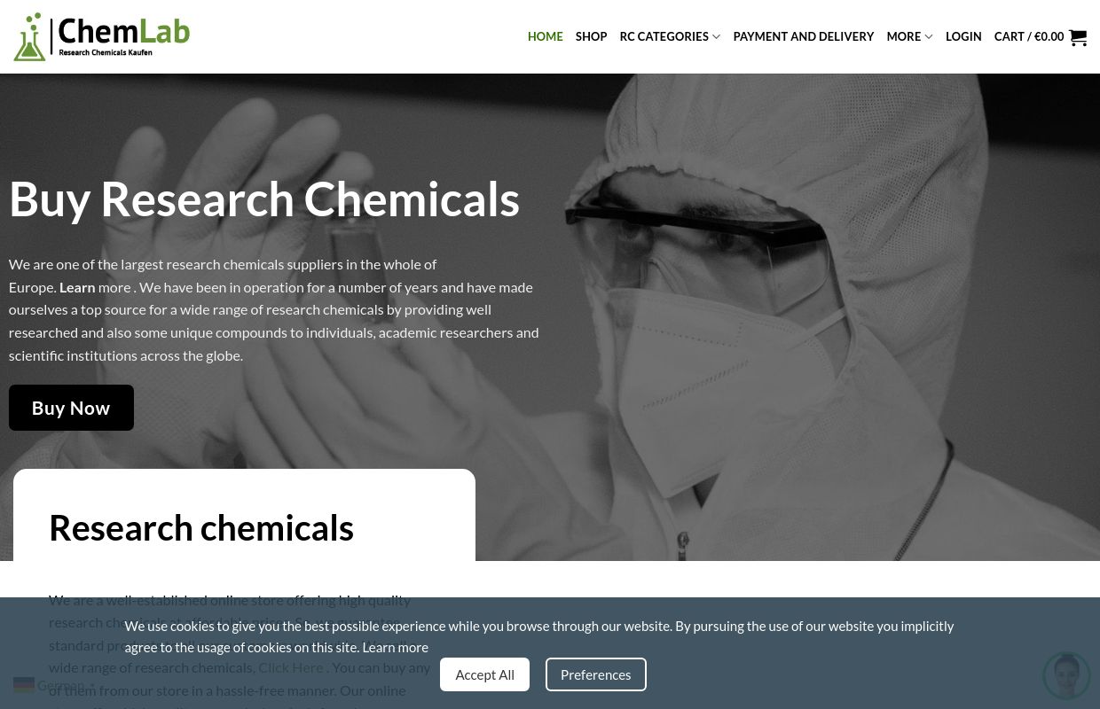 Home | ChemLab Research Chemicals