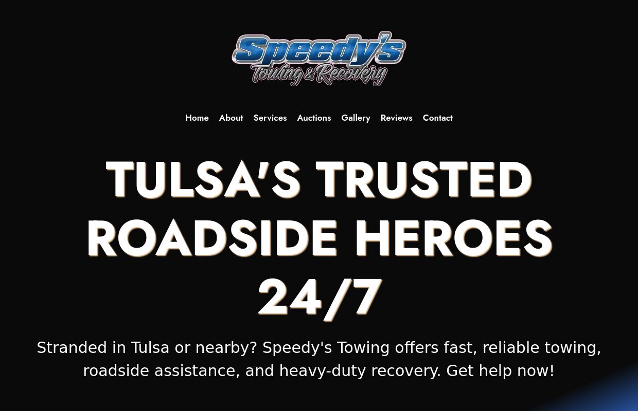 Speedy's Towing & Recovery – Tulsa's Trusted Roadside Heroes 24/7