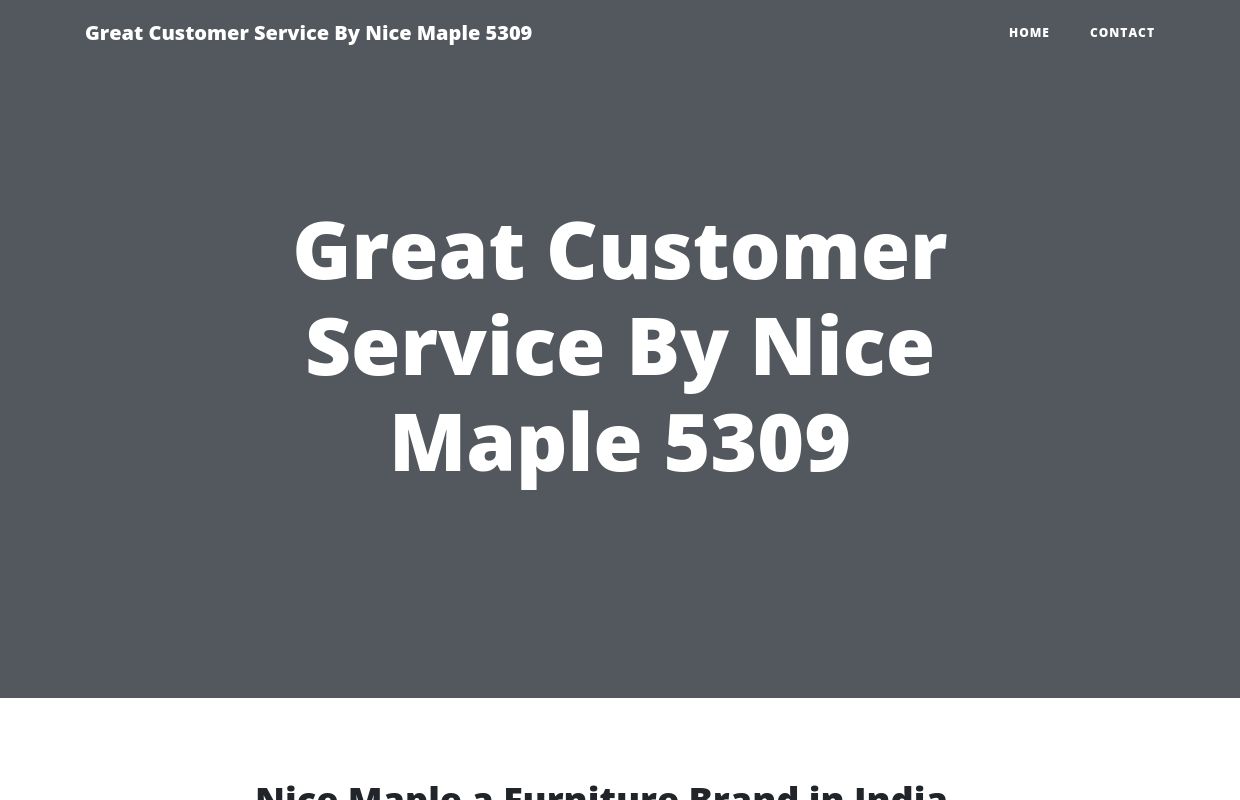 Great Customer Service By Nice Maple 5309 | Raidersfanteamshop