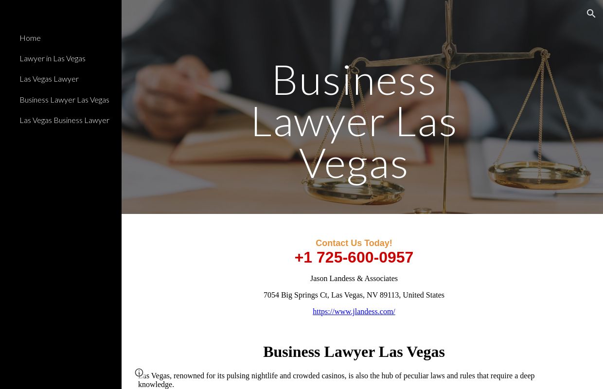 Jason Landess & Associates - Business Lawyer Las Vegas