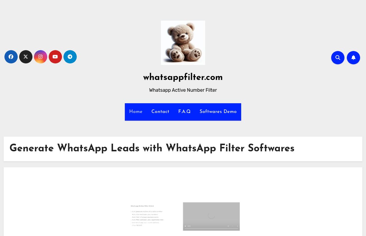 Generate WhatsApp Leads with WhatsApp Filter Softwares - whatsappfilter.com