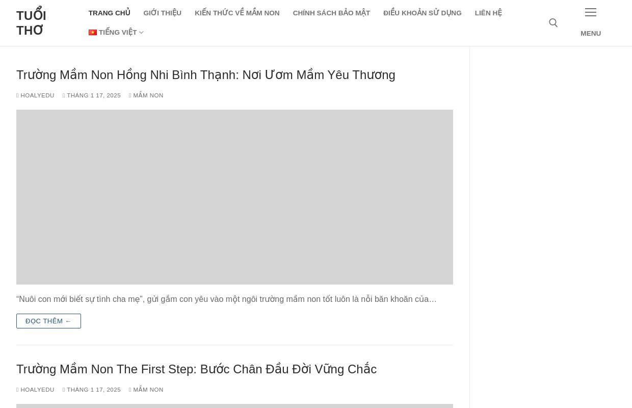 TUỔI THƠ -