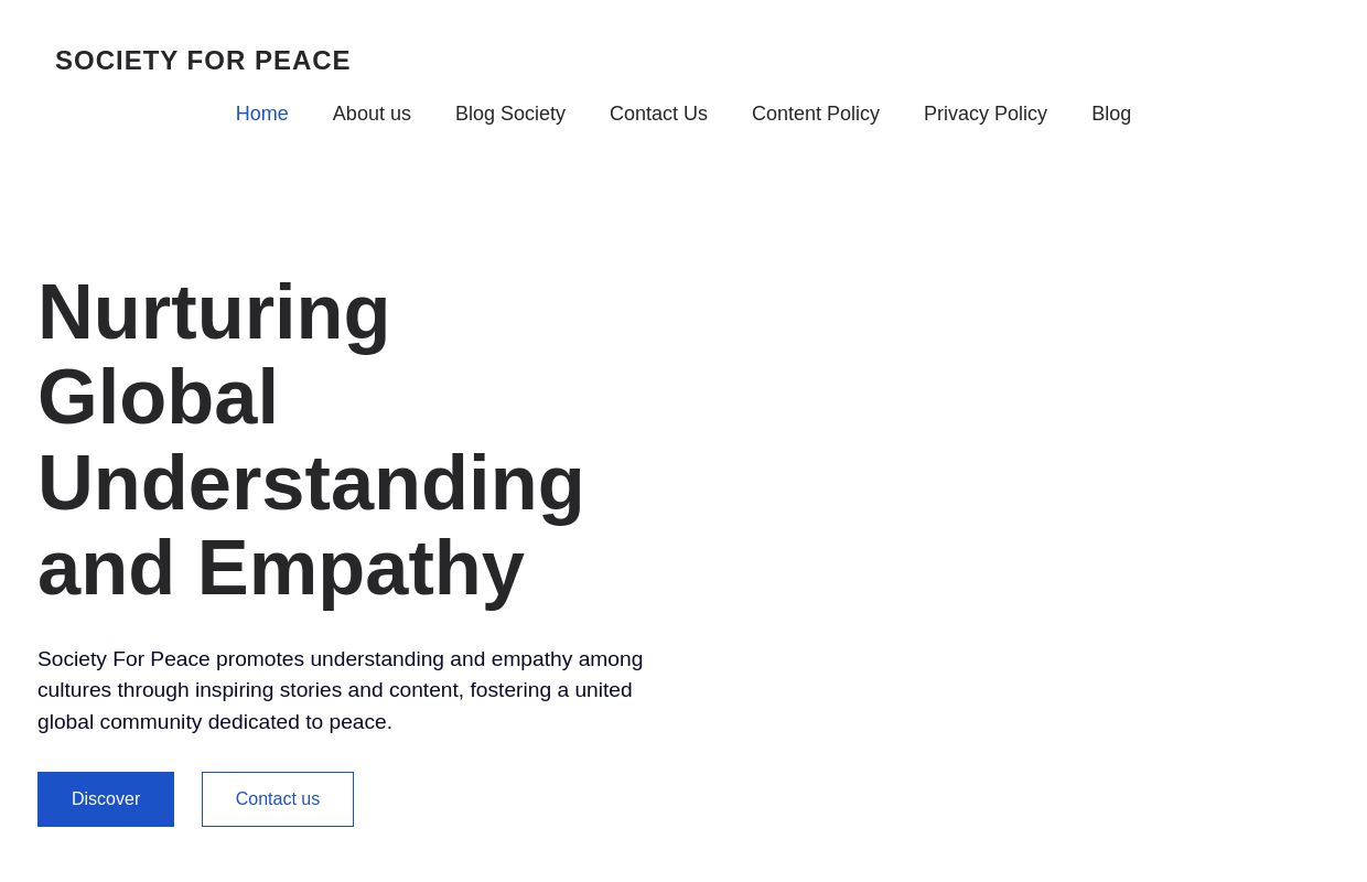 Society For Peace -