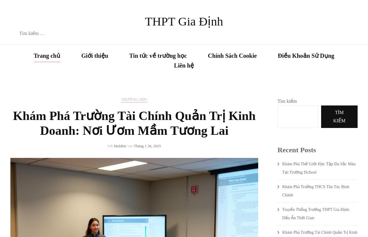 THPT Gia Định -