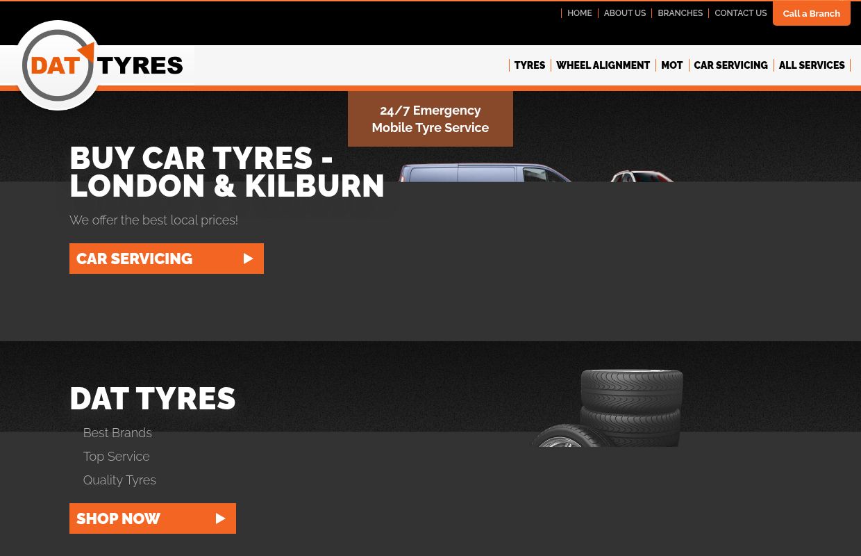  Buy Car Tyres: London & Kilburn, FREE Fitting | DAT Tyres 