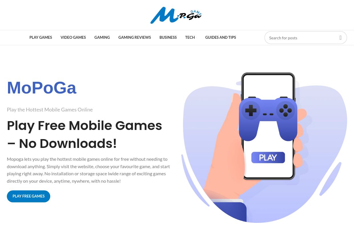 Mopoga - Play Free Mobile Games – No Need Downloads