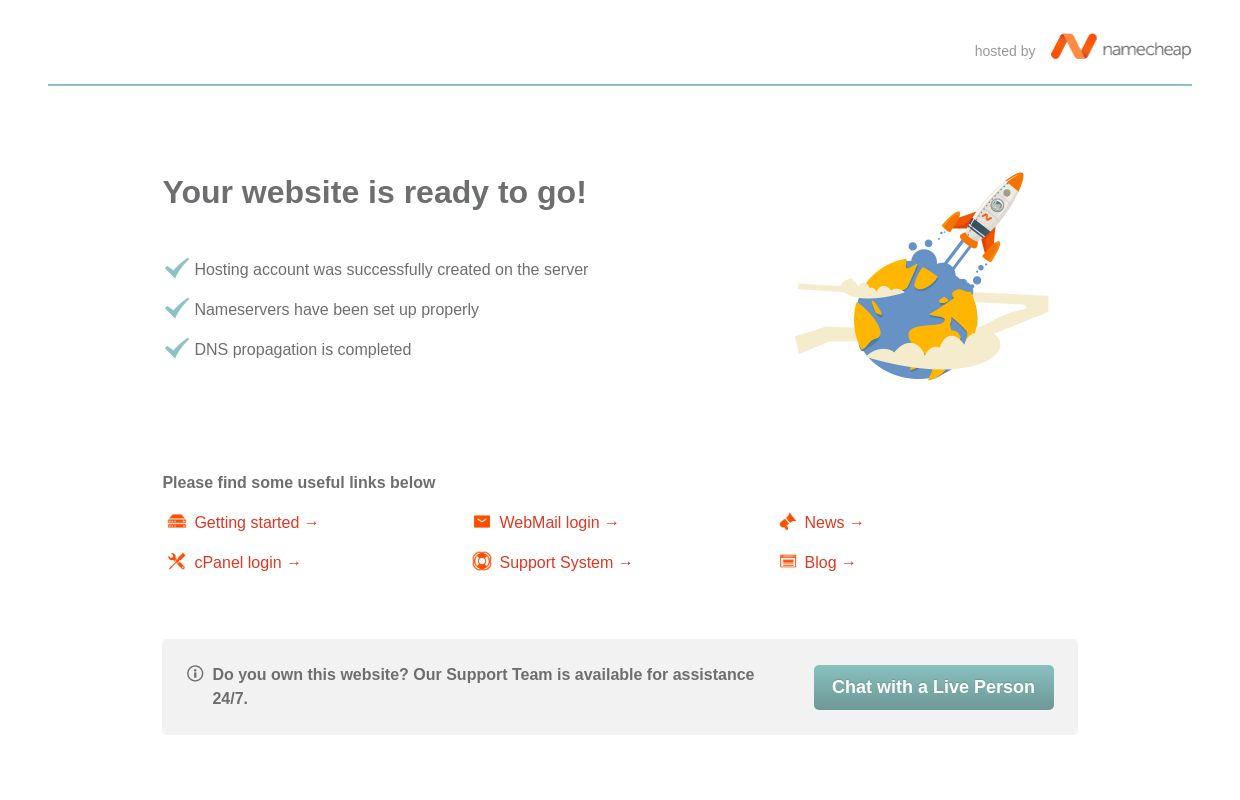 Namecheap Parking Page
