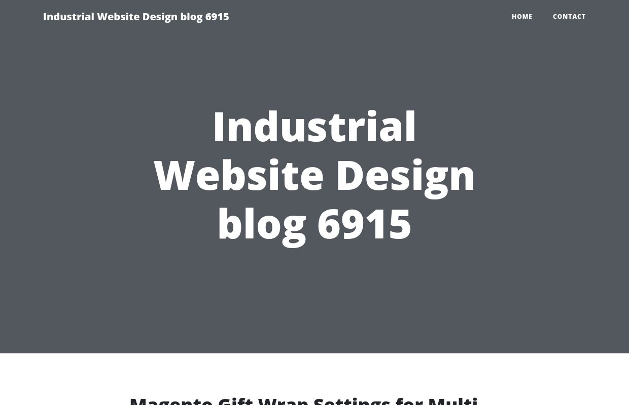 Industrial Website Design blog 6915 | Yousher